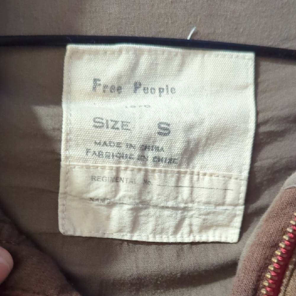 Free People Jacket with Patterned Sleeves - Picture 2 of 6